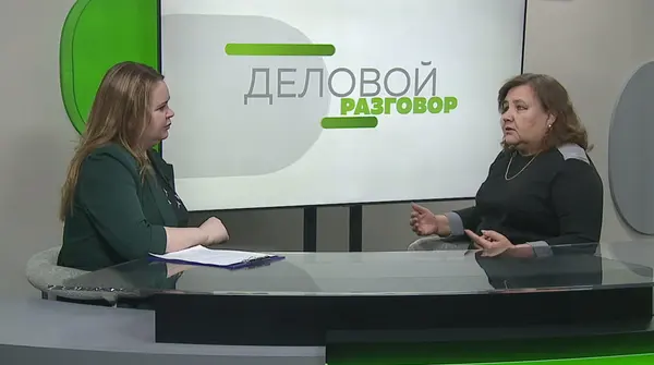 Интервью в студии программы «Деловой разговор»